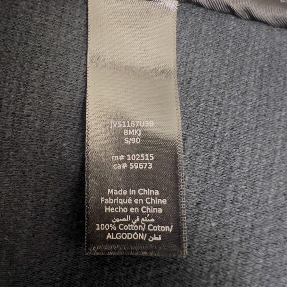 John Varvatos Sport Coat Mens 38 Black Tweed Band Collar Piped Trim Military - Picture 11 of 12
